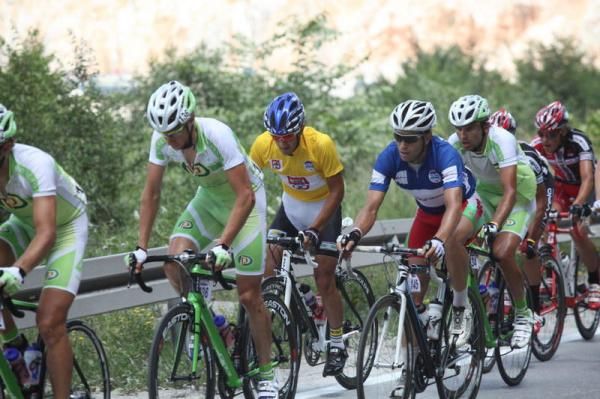 Race leader Esad Hasanovic would lose yellow