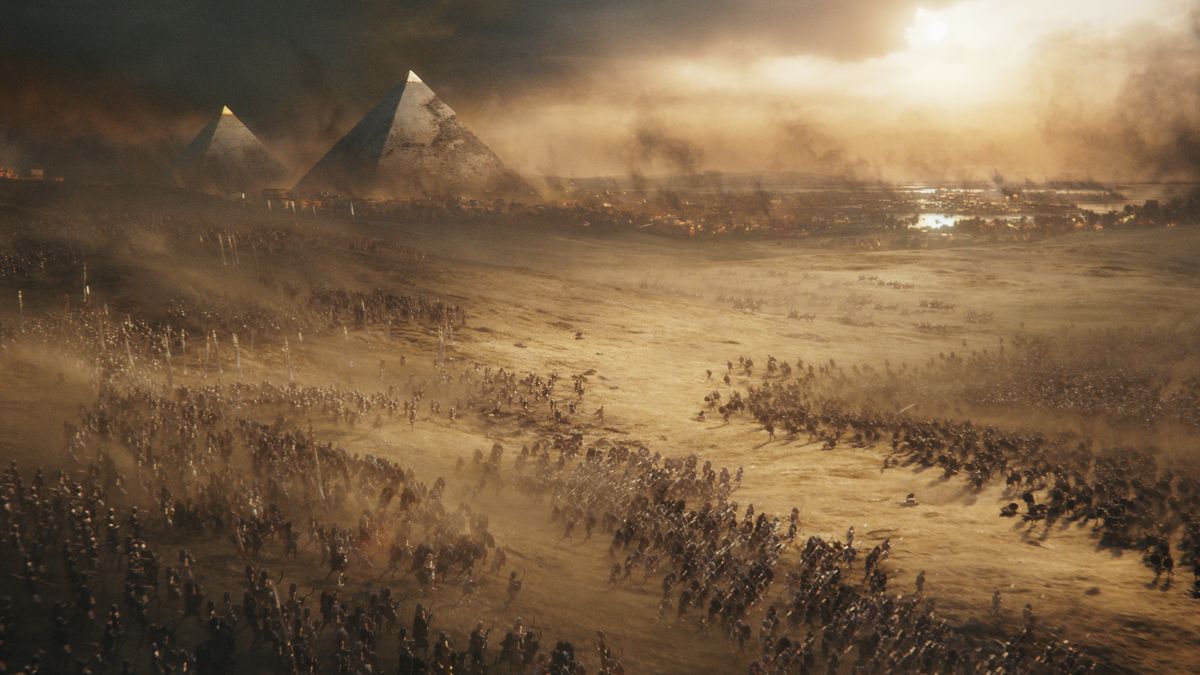 Total War: Pharaoh's dynamic weather system lets you feel the heat of battle