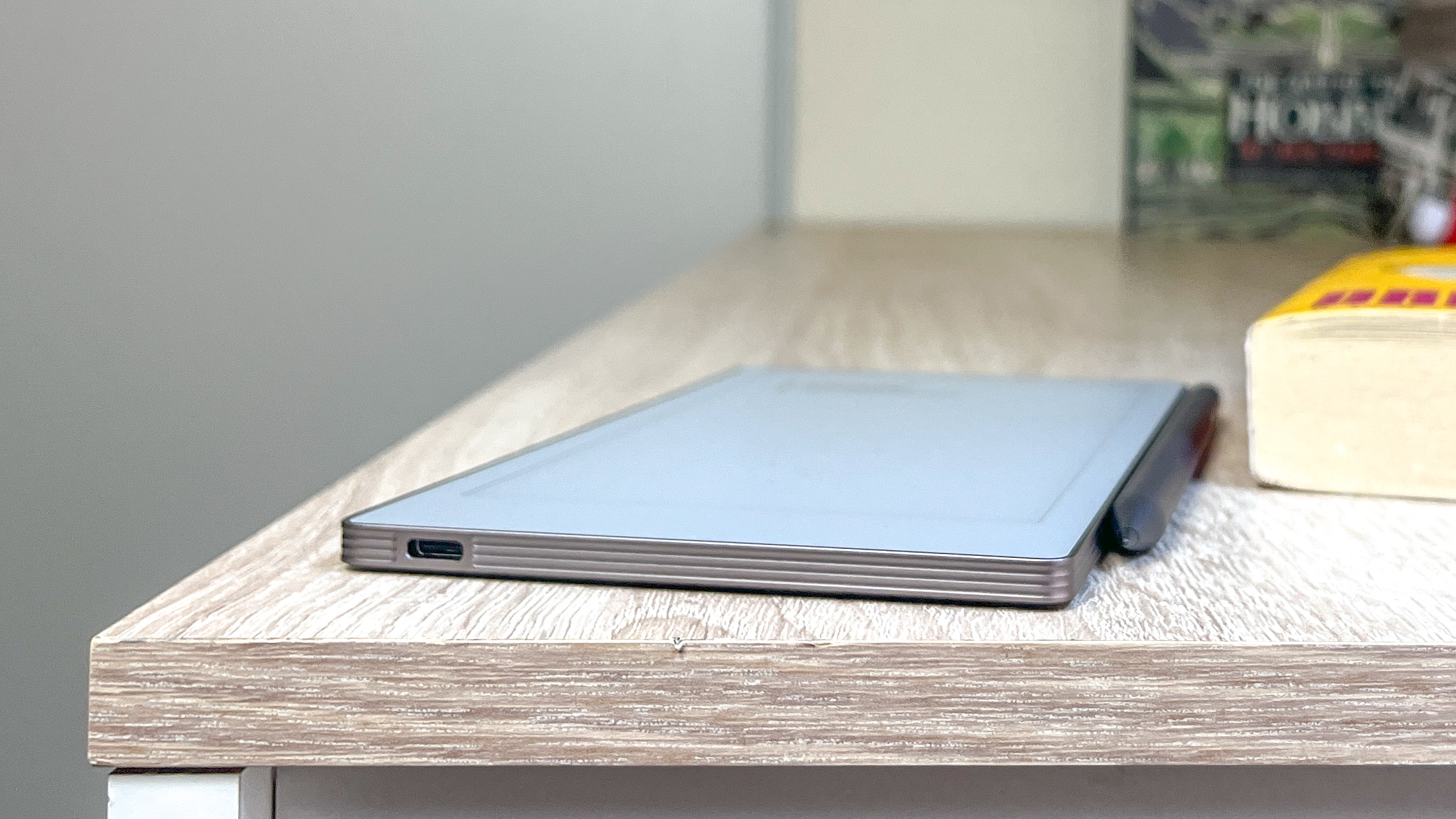 ReMarkable Paper Pro Move review unit on a desk