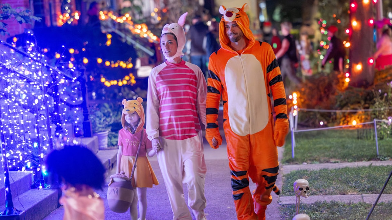 Ripley and Sadie trick-or-treating with Emelia in Chicago Med Season 11x05