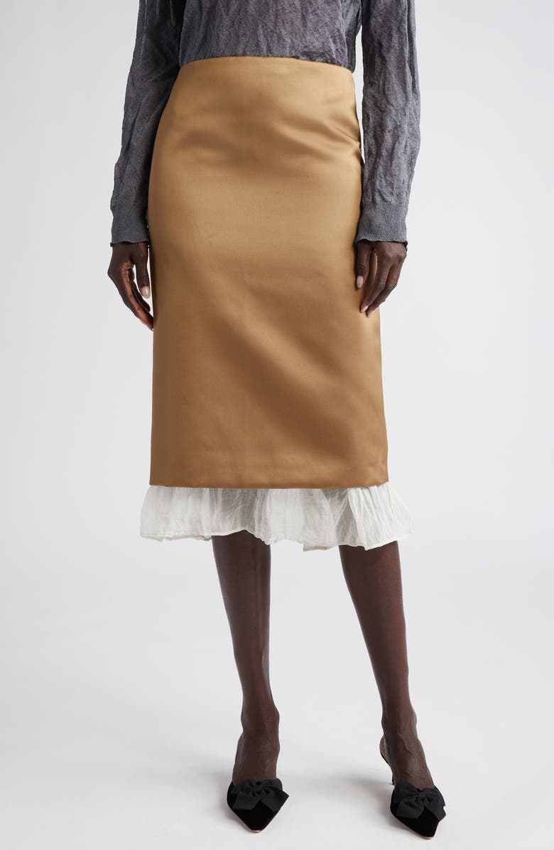 Fannie Layered Look Pencil Skirt
