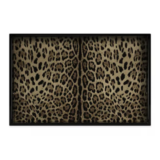 Casa Leopard Rectangular Tray