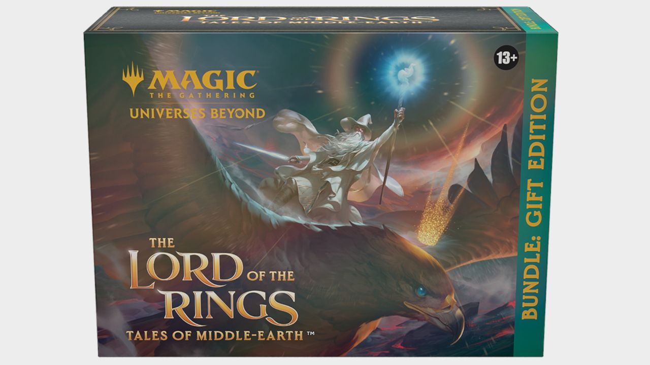 The Lord of the Rings: Tales of Middle-earth product boxes on plain backgrounds