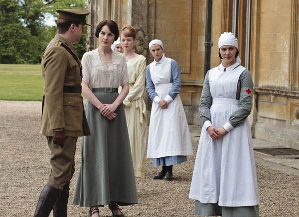 Downton becomes a convalescent home