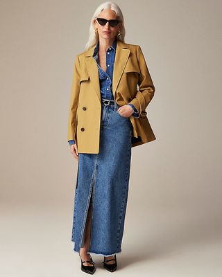 Cropped Icon Trench Coat