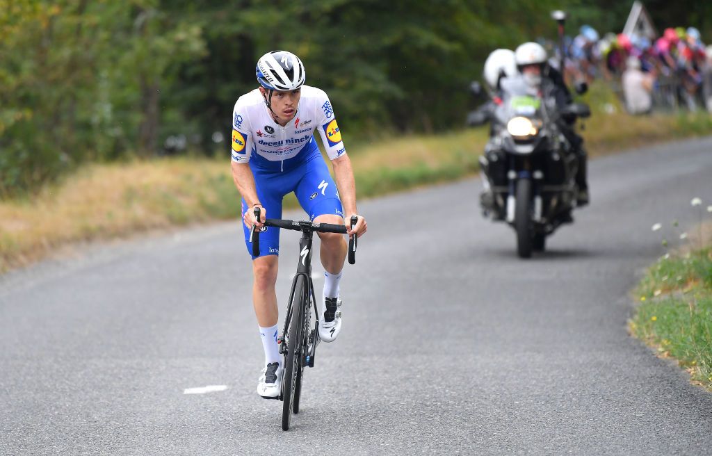 Remy Cavagna (Deceuninck-Quickstep) on the attack