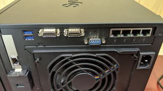 Synology DS3617xs rear ports