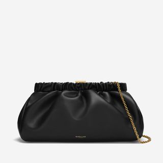 The Miami Clutch | Black Smooth | Demellier