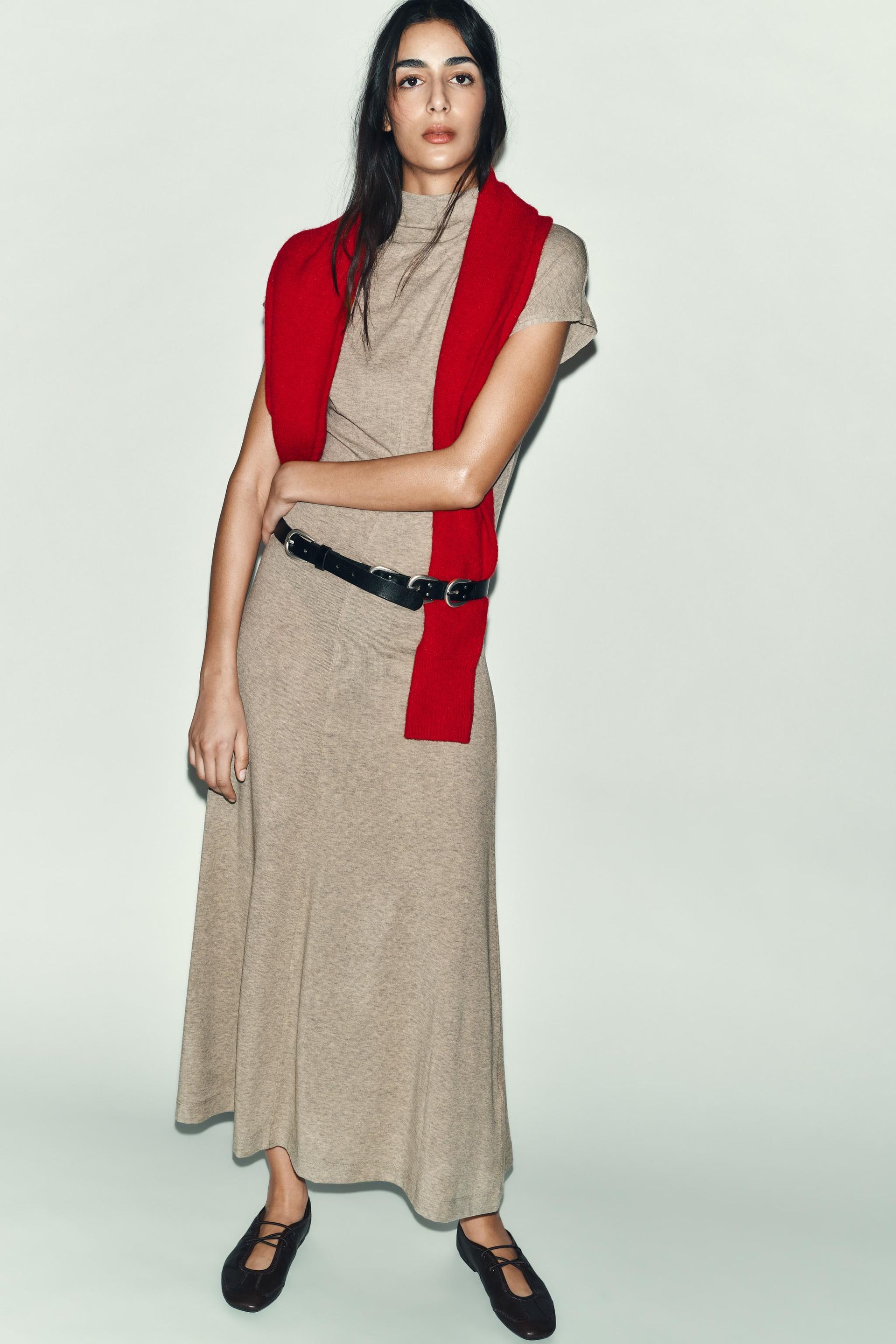 High Neck Maxi Dress
