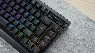 Photograph of the Razer BlackWidow V4 Pro 75% keyboard