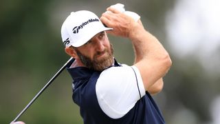 Dustin Johnson during the US Open