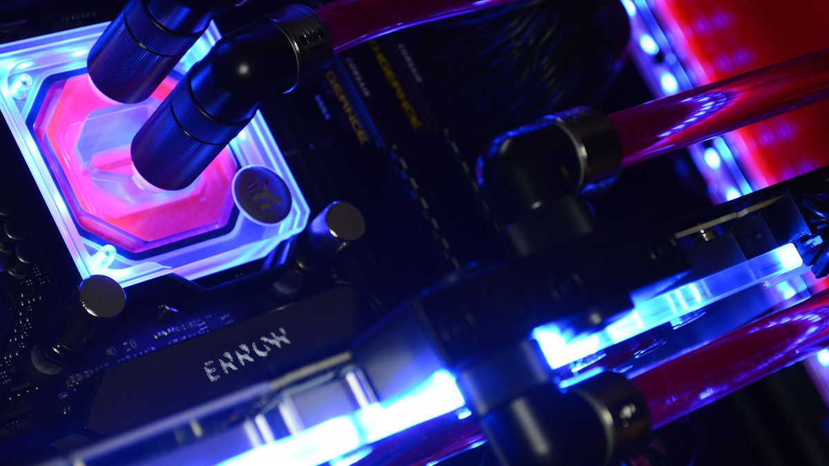 EKWB barebones kit finished build glamour shots
