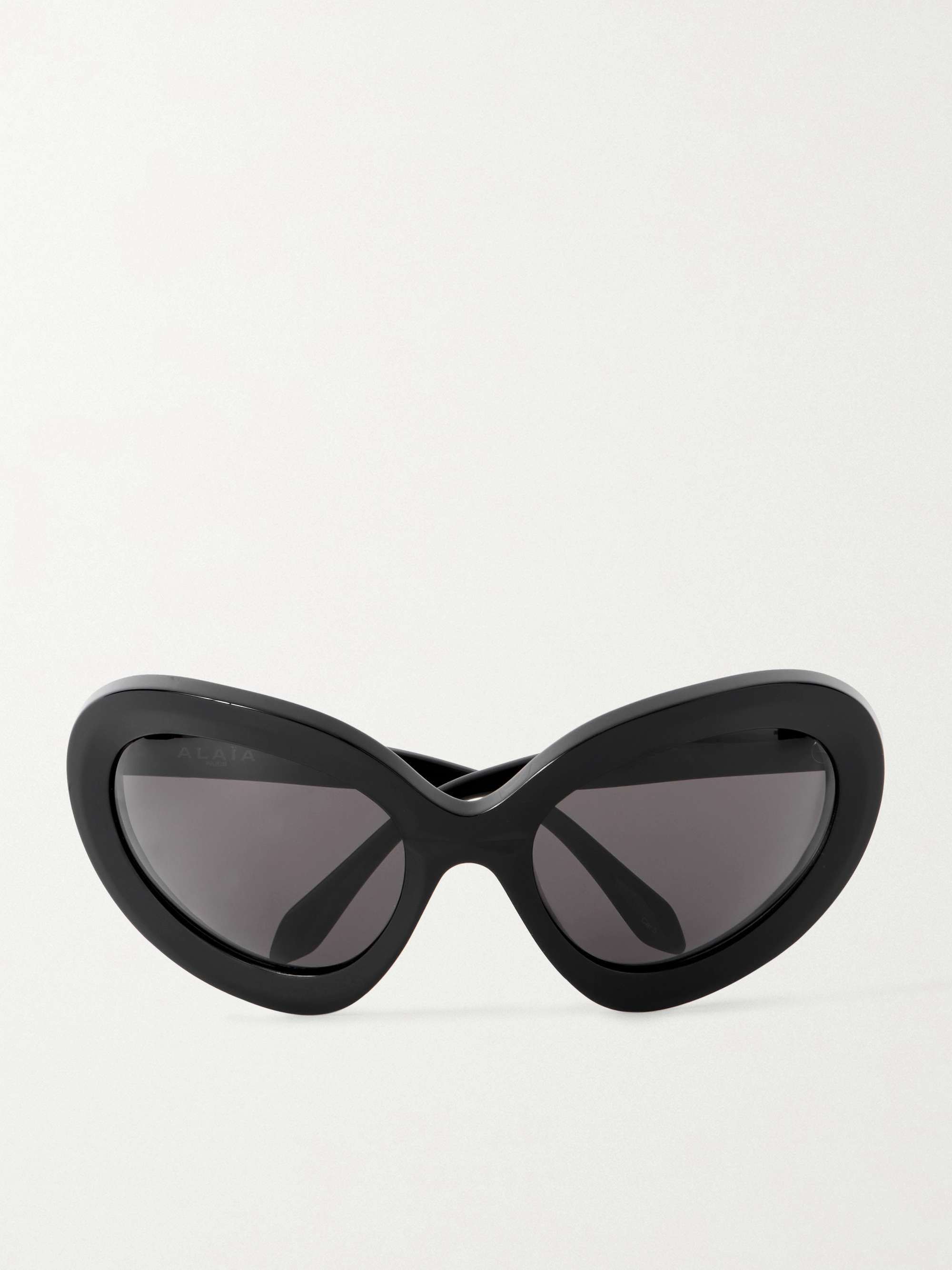 Round-Frame Acetate Sunglasses