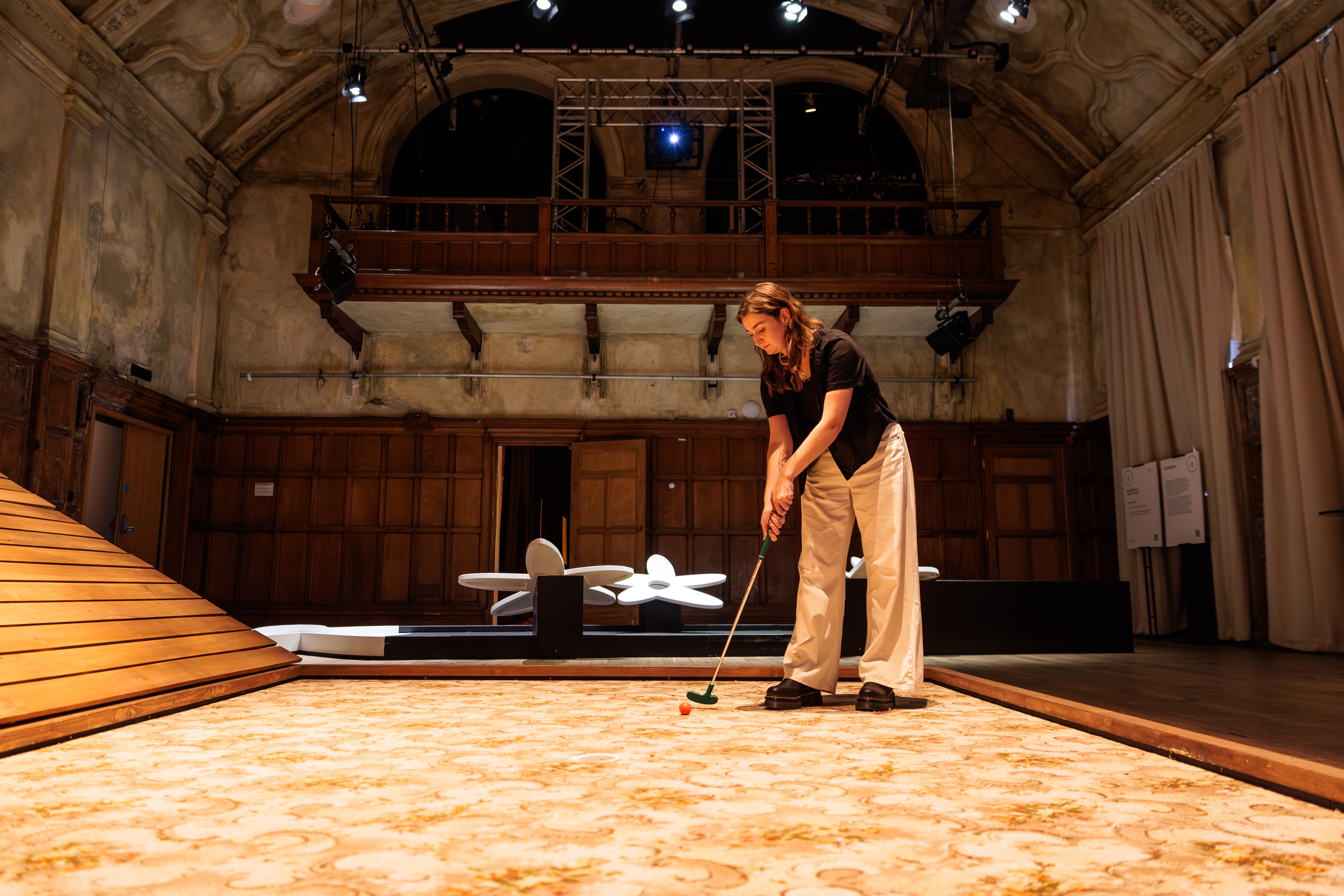 mini golf designed by artists in Battersea