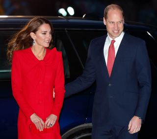 Catherine, Duchess of Cambridge and Prince William, Duke of Cambridge attend the 'Together at Christmas' community carol service