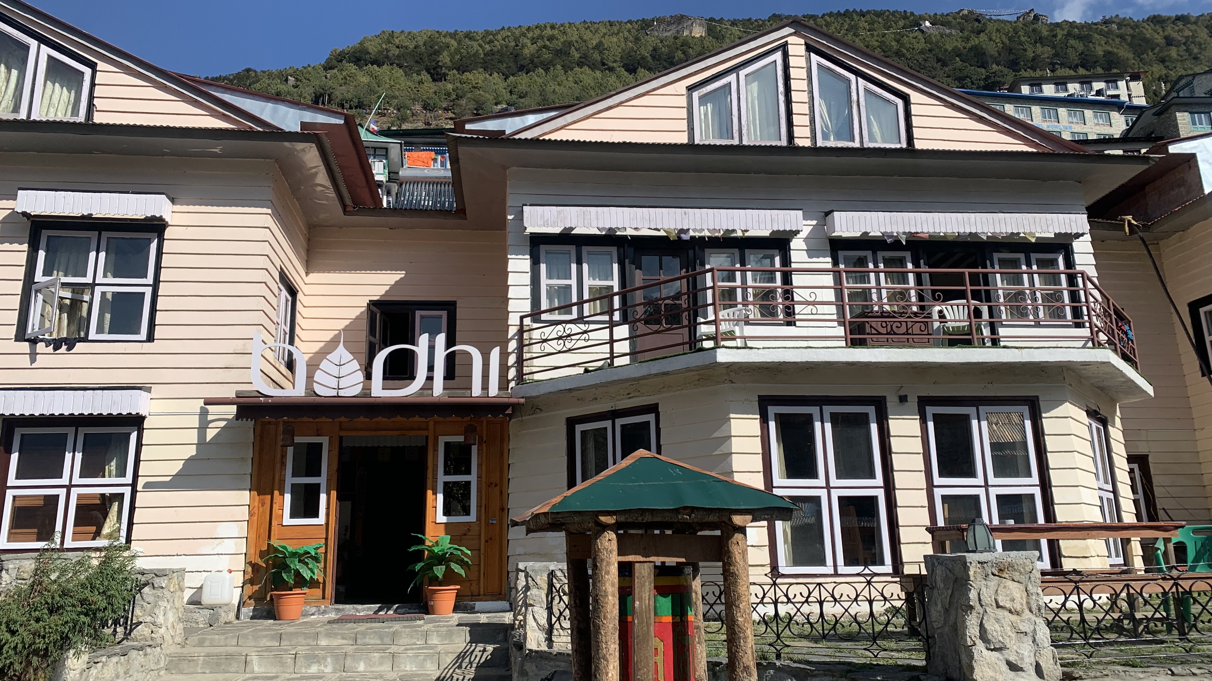 The Bodhi teahouse in Namche Bazaar