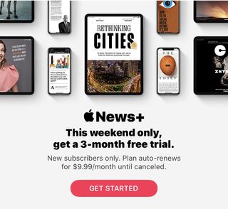 Apple News Plus 3 month free trial