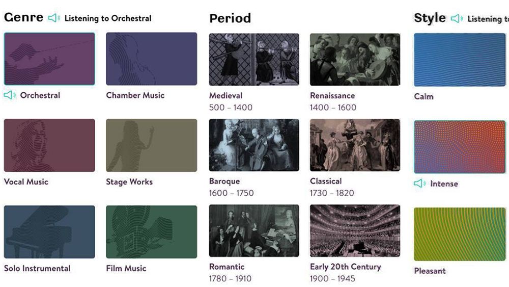 Classical music fans can now tune into a radio station based on their preferences