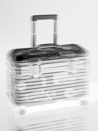 A close-up of the suitcase.