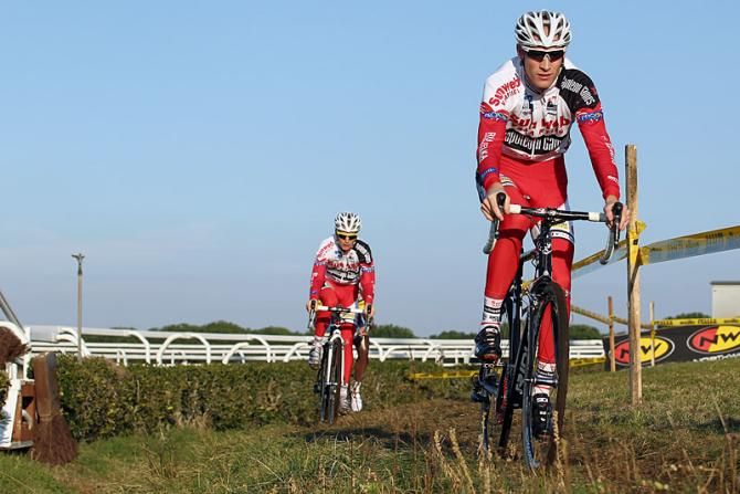 Klaas Vantornout and Sunweb-Napoleon Games teammate Kevin Pauwels