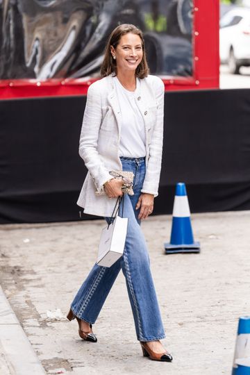 Christy Turlington Wore the Jacket That Makes Jeans Look Elegant | Who ...