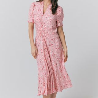 Ghost Crepe Floral Dress