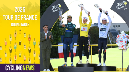 Tour de France podium 2025
