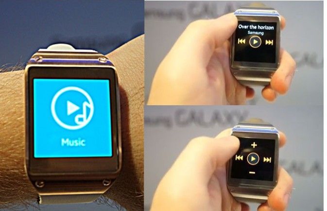 galaxy watch control music