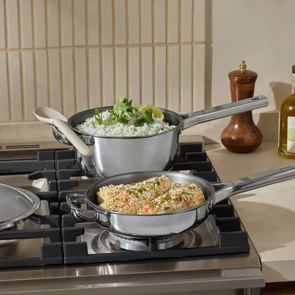 Our Place's Titanium cookware set