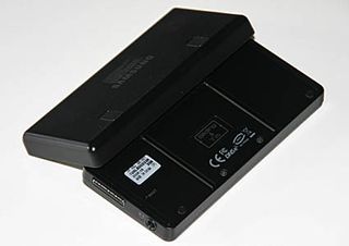 The back of the player unit shows the two tracks that hold the speaker unit in place.