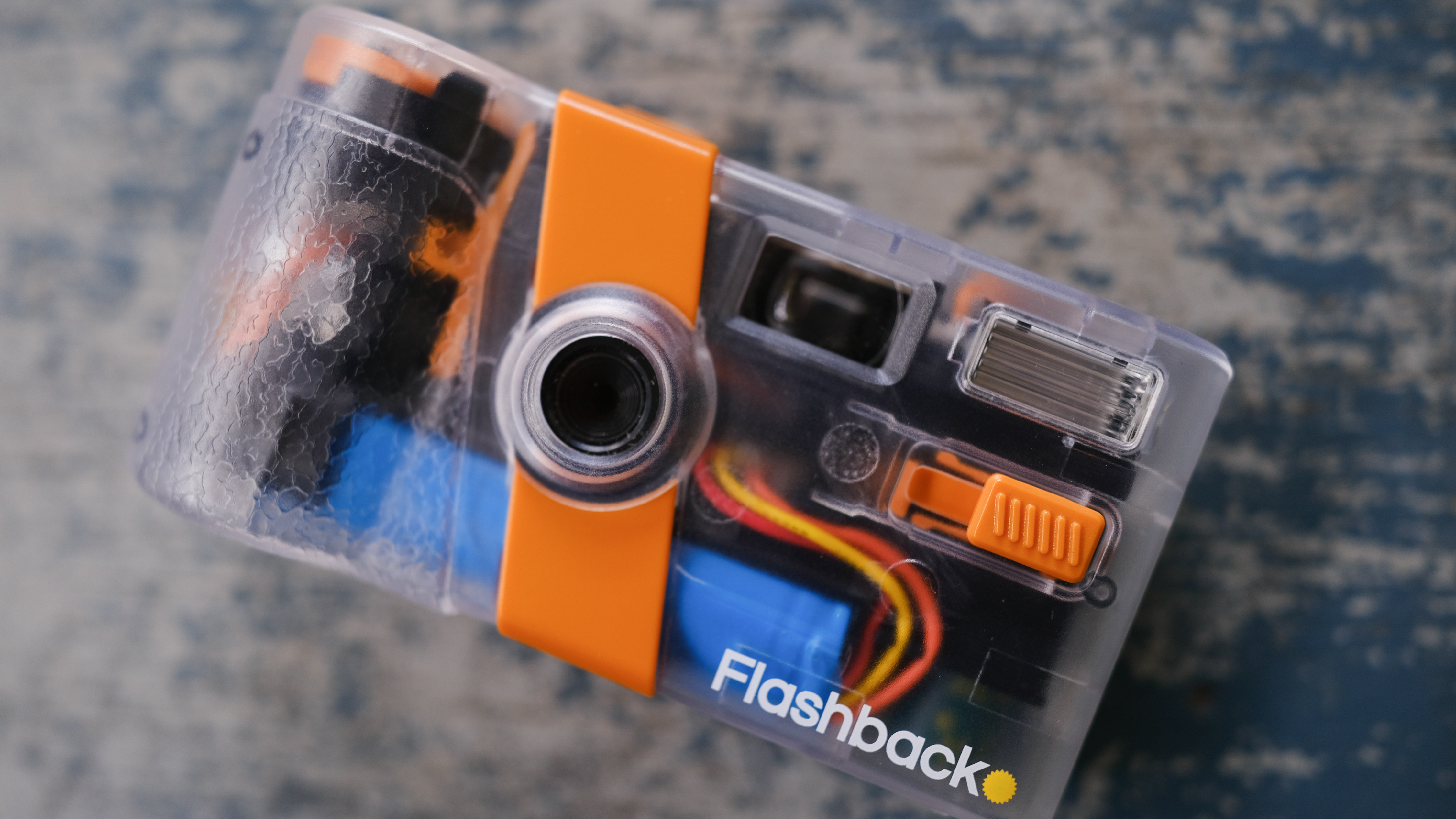 The Flashback One35 V2 with a vintage background