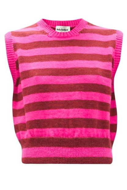 Molly Goddard Striped Sweater Vest