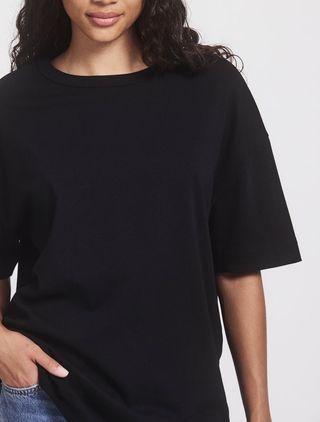 Lena Oversized T-Shirt in Black