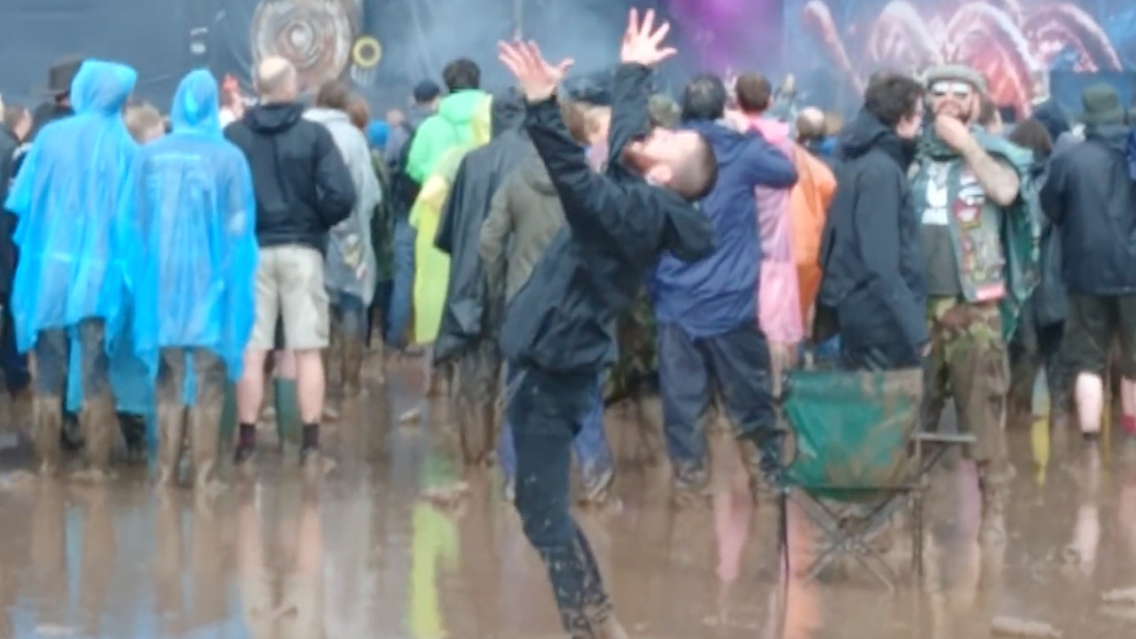 Dancing Nightwish fan at Download