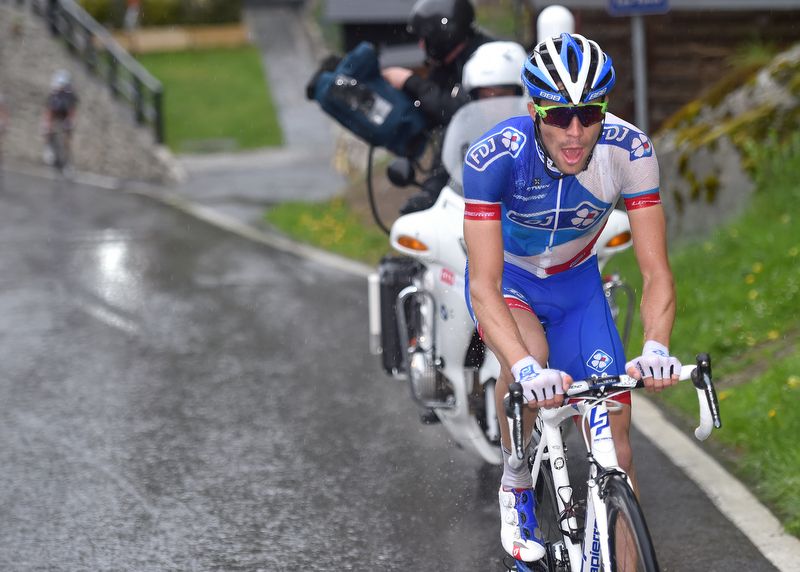 Thibaut Pinot (FDJ) riding to stage victory