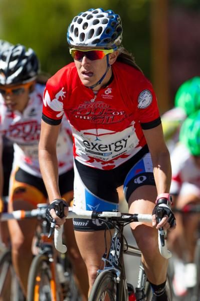 Kristin Armstrong (Exergy) defended her overall lead