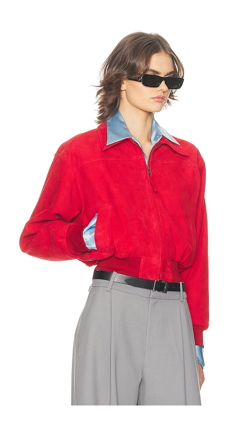 The Suede Zip Bomber