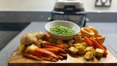 Making a roast dinner in the Ninja Crispi Air Fryer