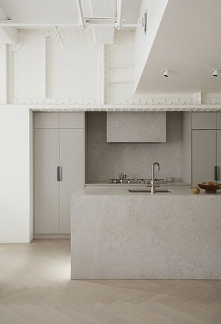Wharf Apartment grey kitchen