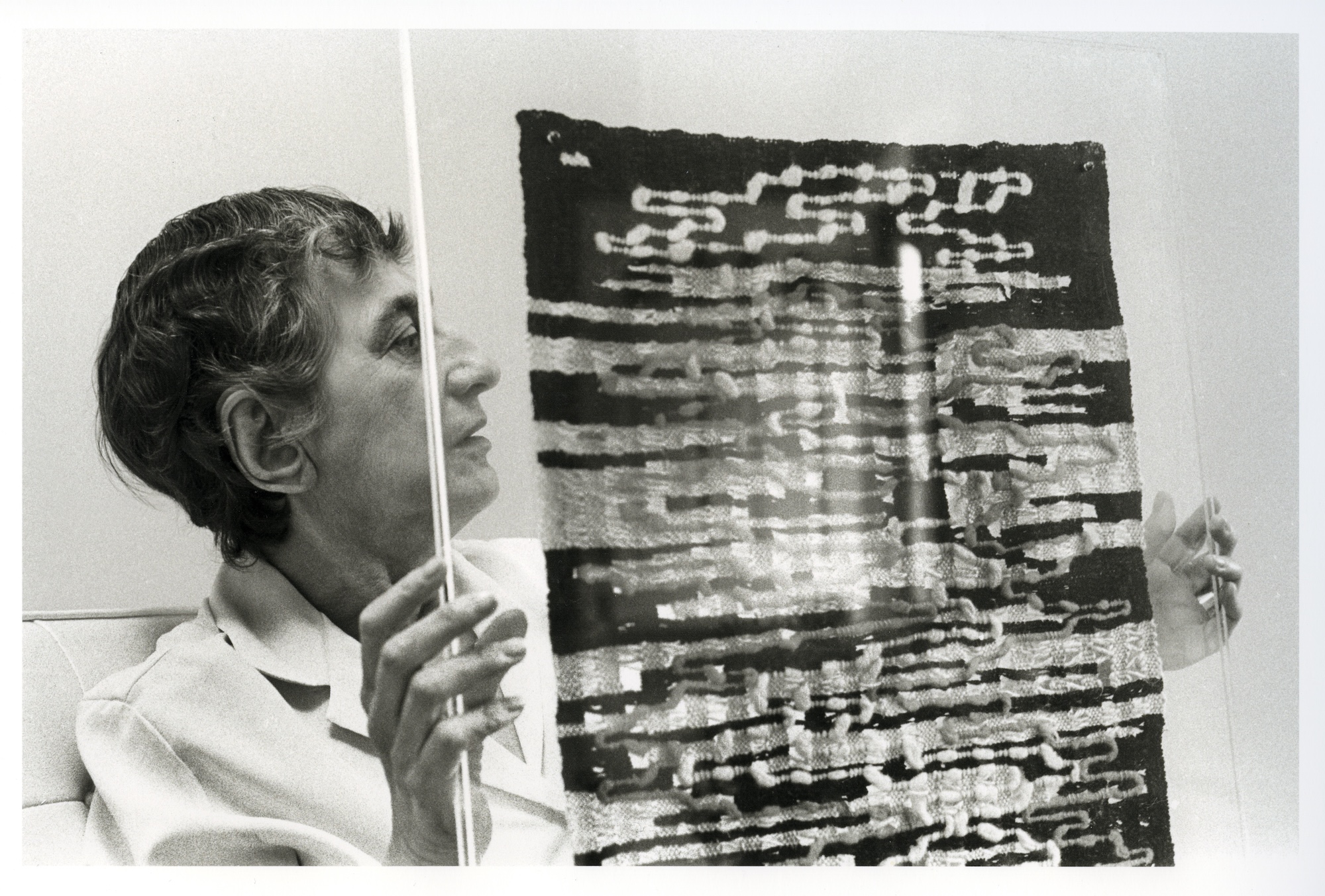 Anni albers with textile design