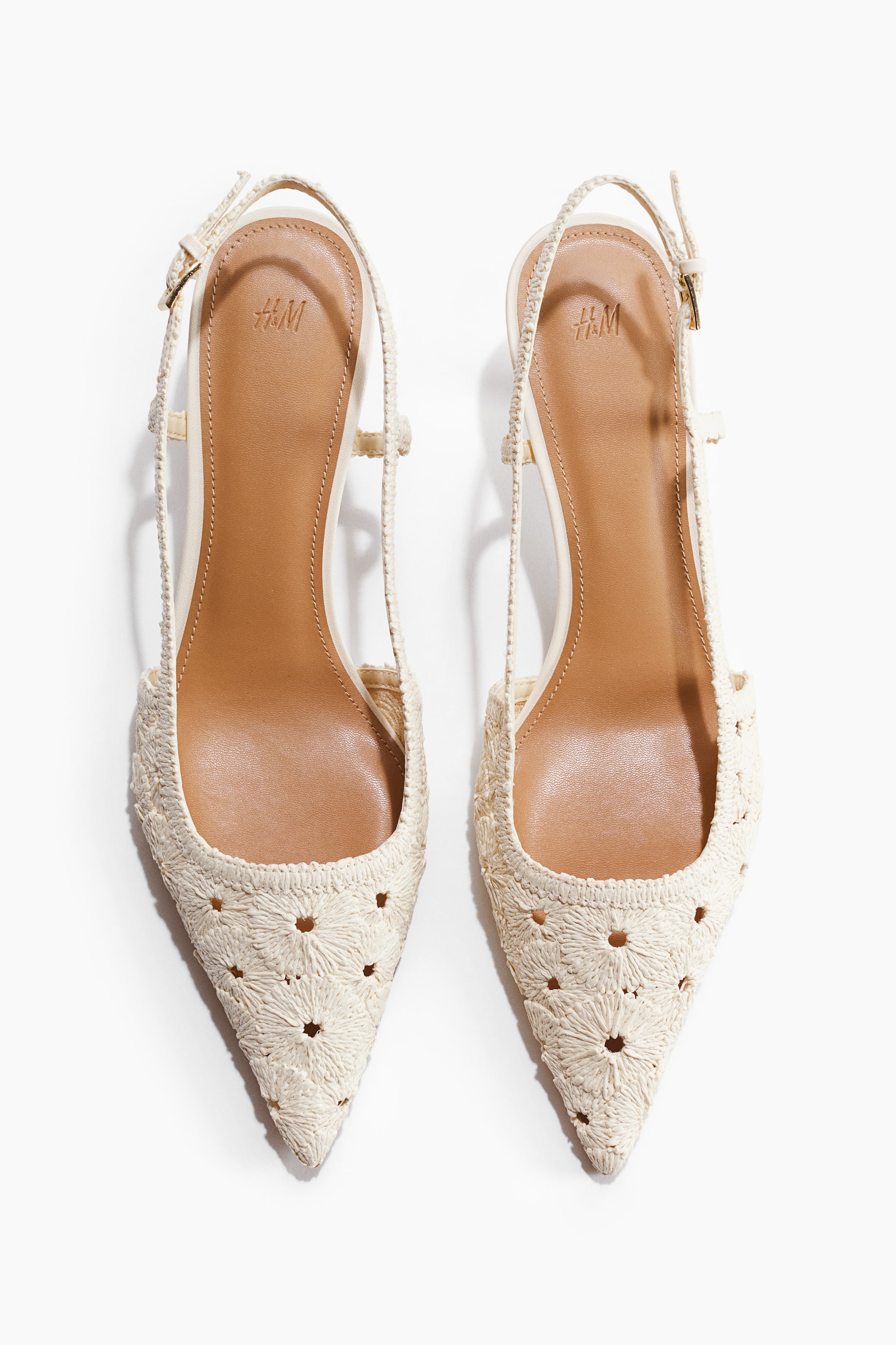 Kitten-Heeled Slingbacks
