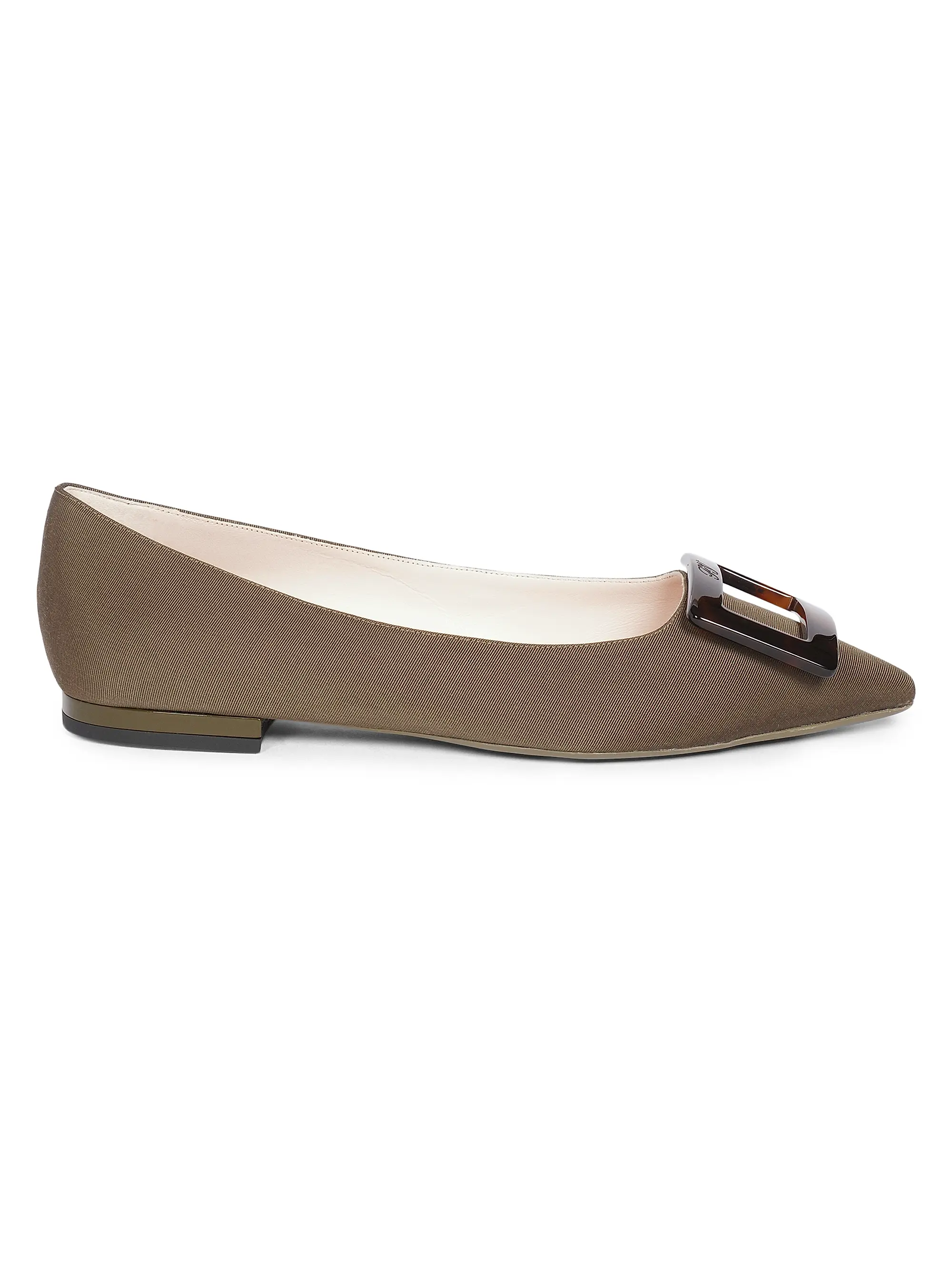 Gommettine Leather Ballerina Flats