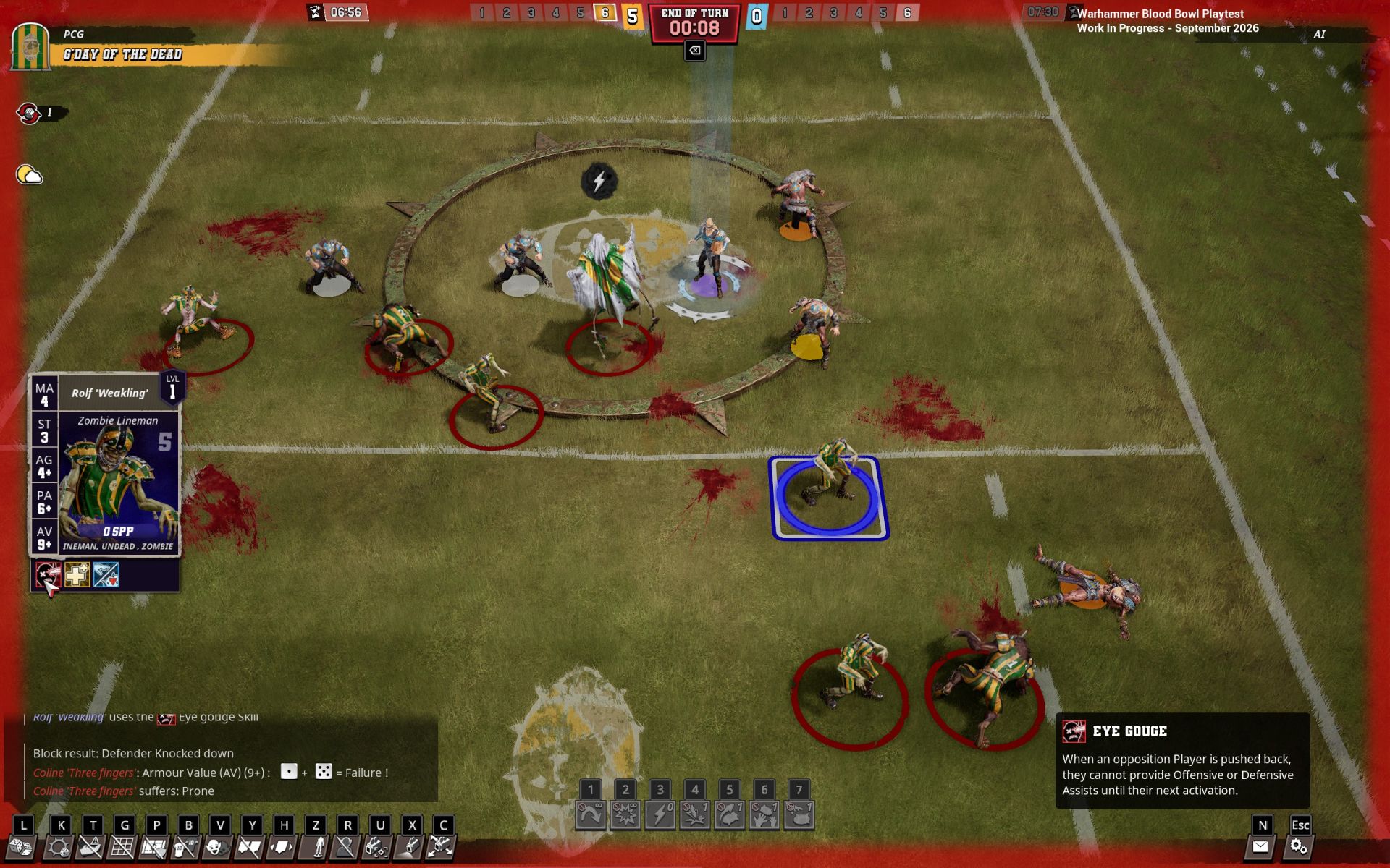 A Necromantic Horror team takes on the Norse in Rumble Mode