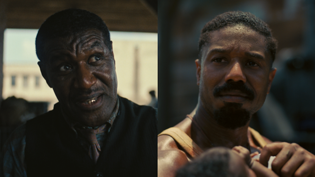 Delroy Lindo and Michael B. Jordan in Sinners