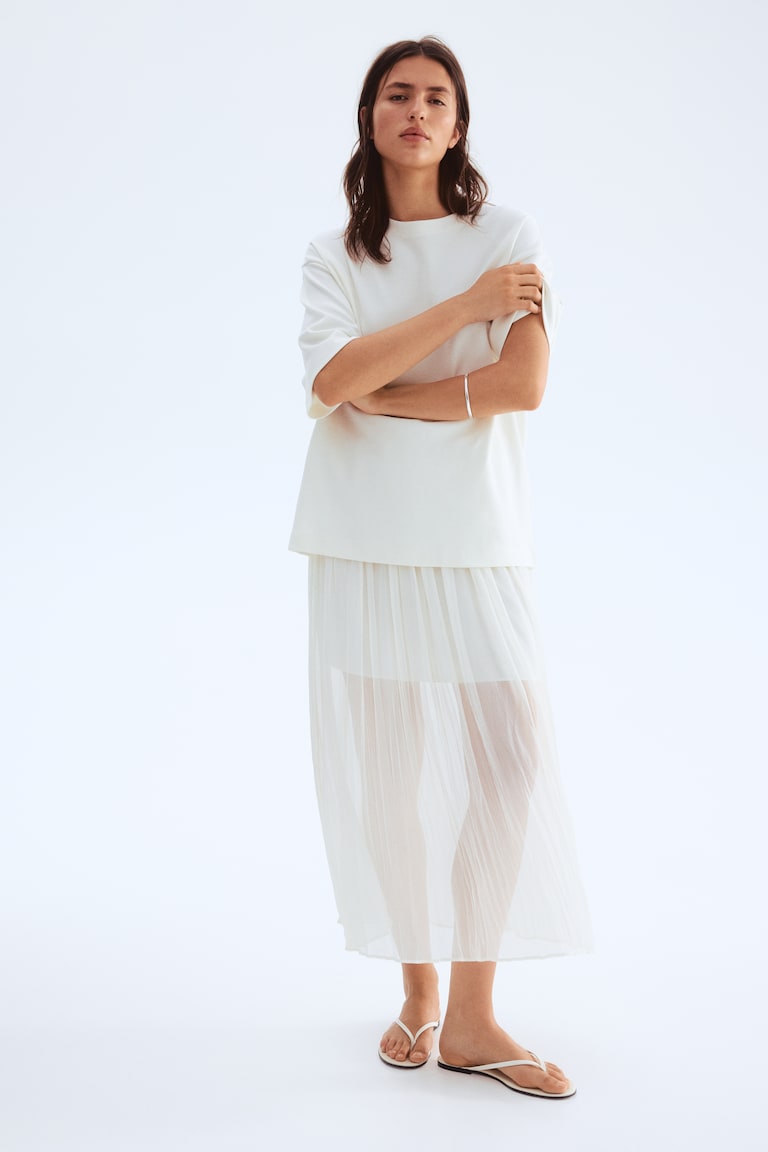 Crinkled Skirt