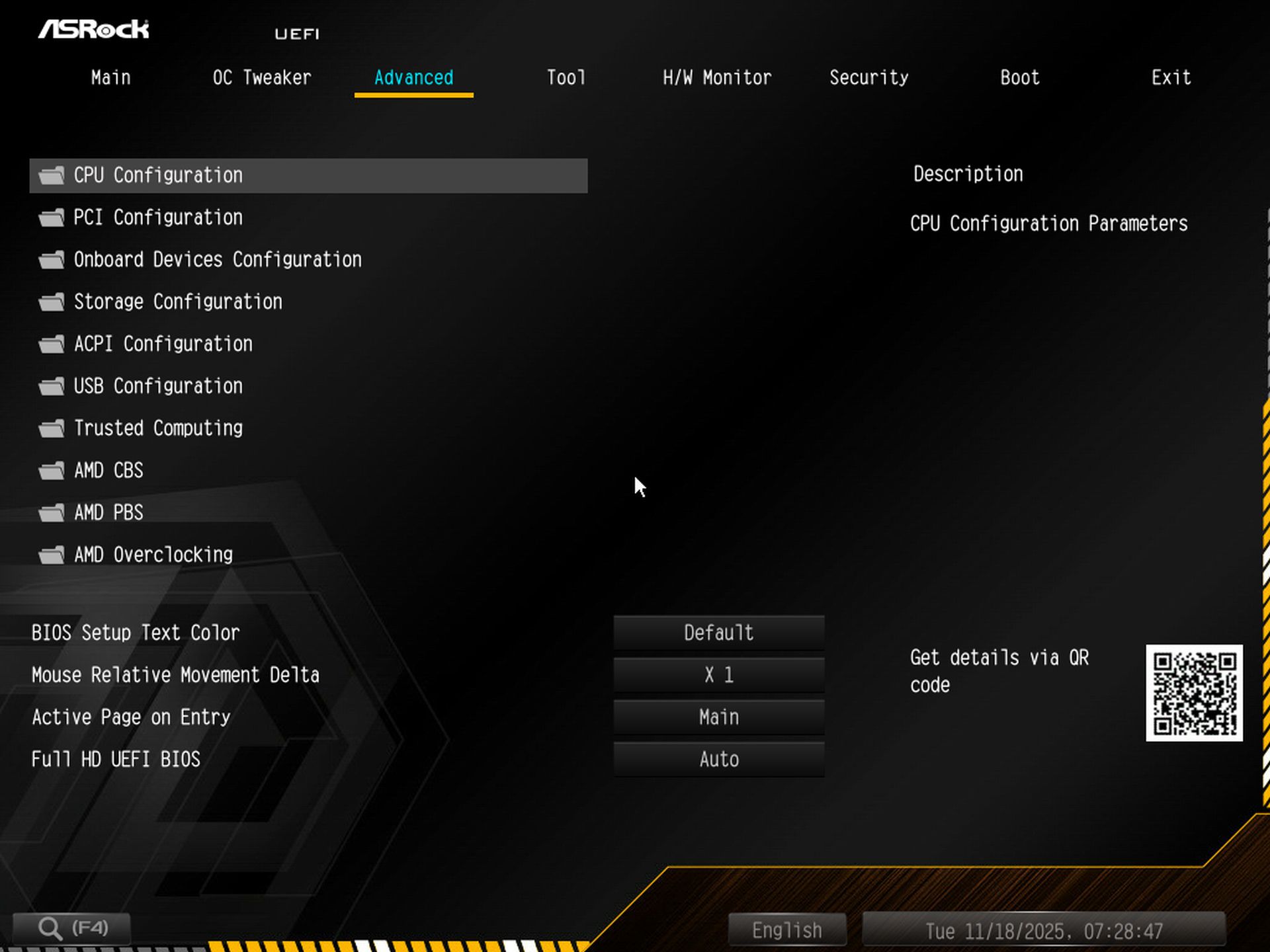 ASRock X870E Taichi OCF - BIOS