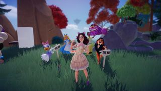 Disney Dreamlight Valley cheshire cat and co