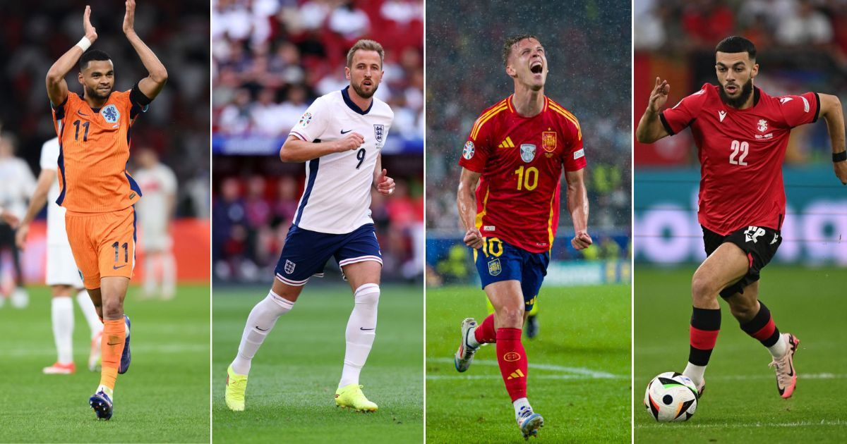 Cody Gakpo, Harry Kane, Dani Olmo and Georges Mikautadze