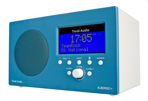 Tivoli Audio Albergo AM/FM Dual Alarm Clock Radio with Bluetooth Gloss Green