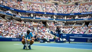 Novak Djokovic during the 2023 US Open quarter-finals.